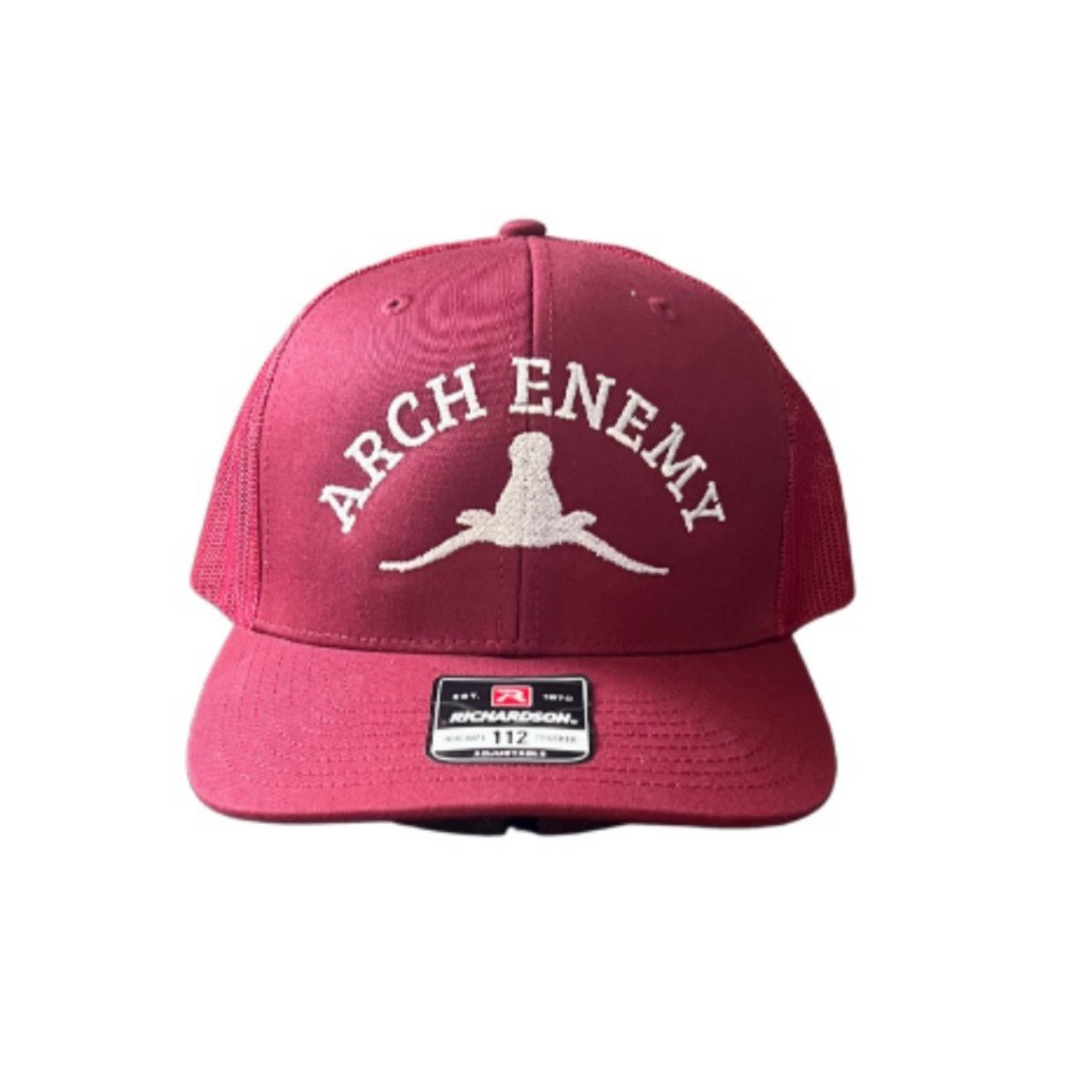 Arch Enemy Hat – Crimson with White