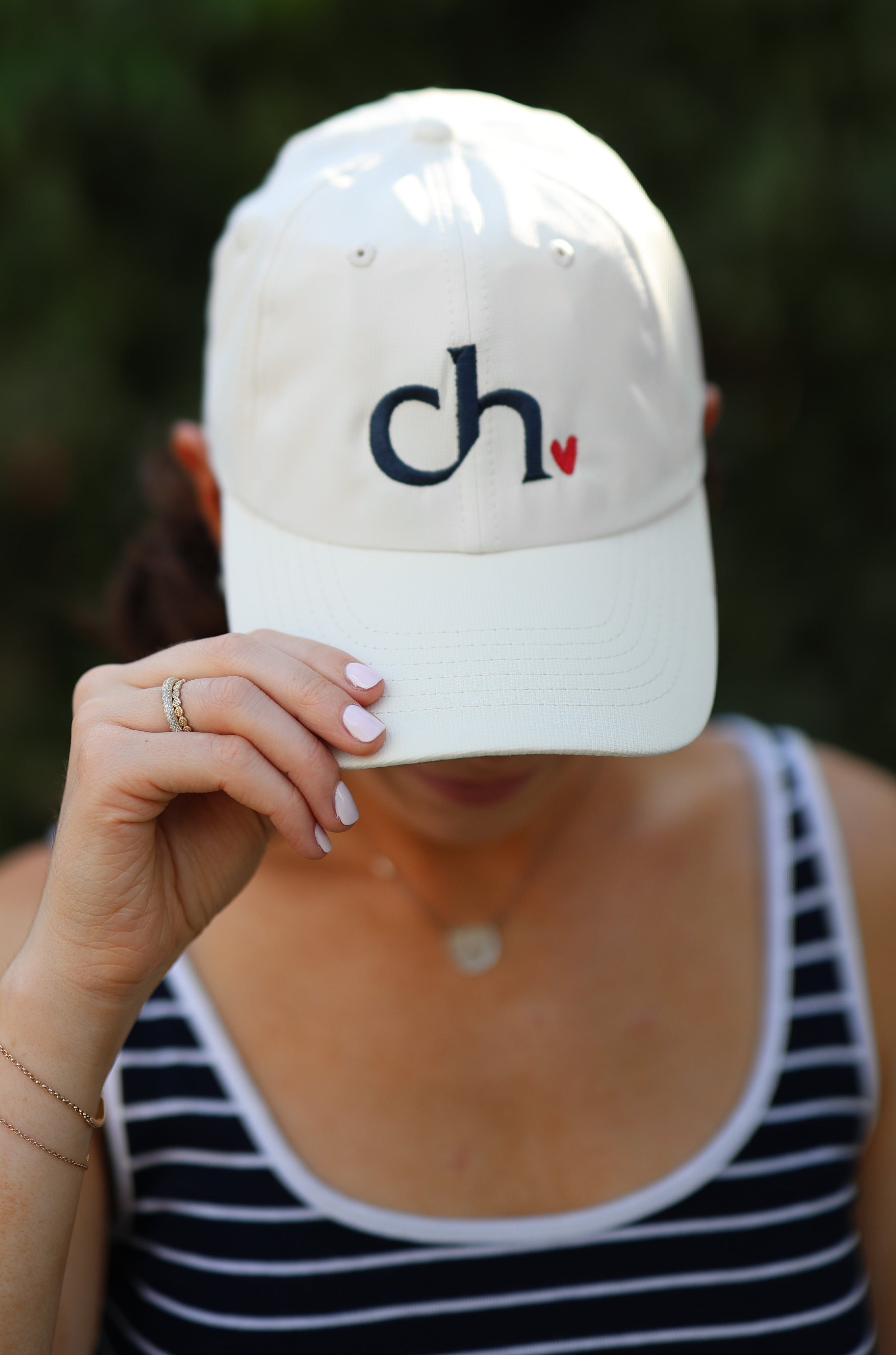 Cascia Heart Cream Hat Main image