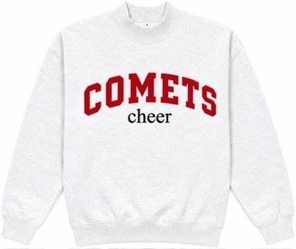 Comets Cheer Mock – Light Gray Main image