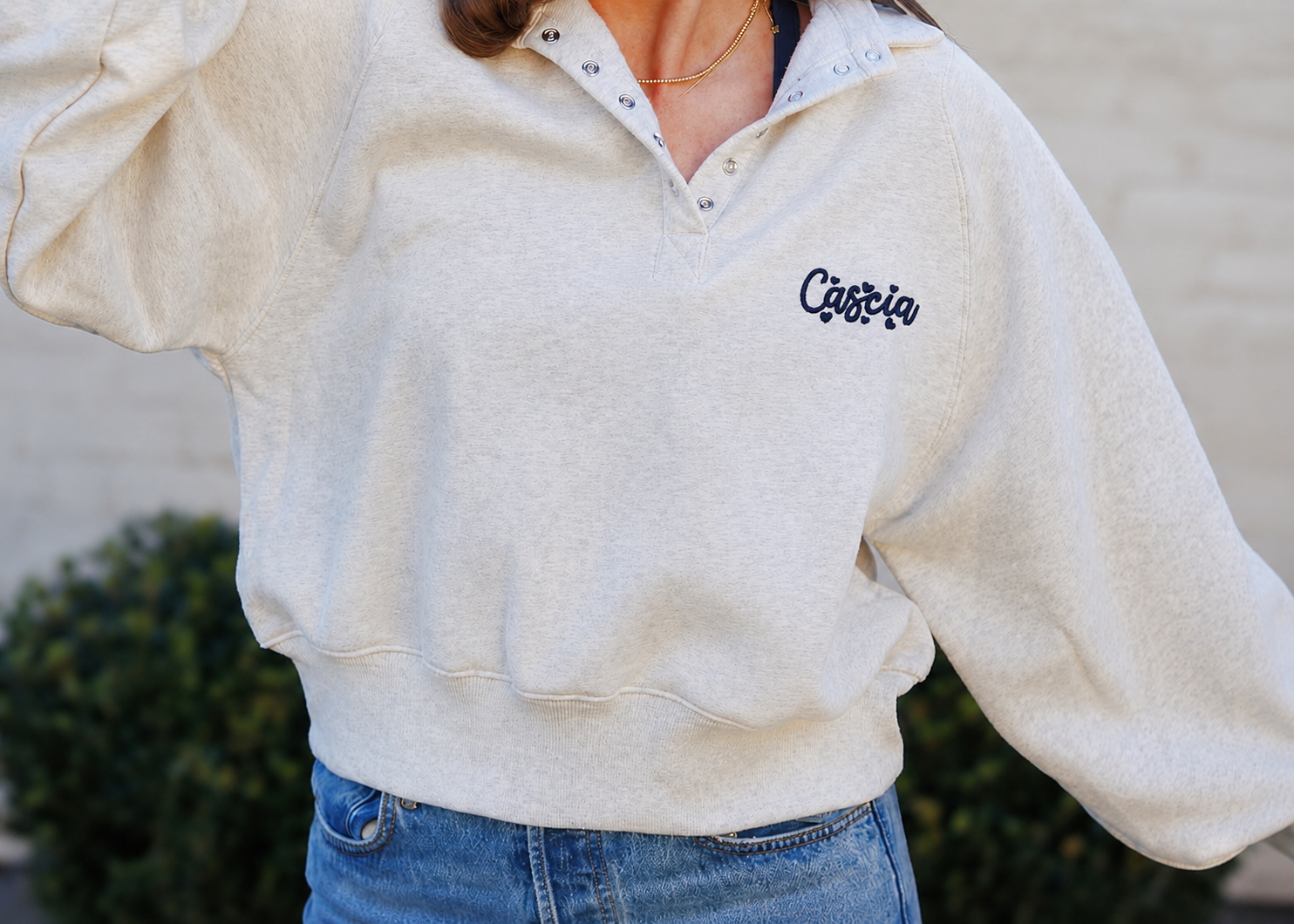 Limited Edition Cascia Hearts Snapback Pullover