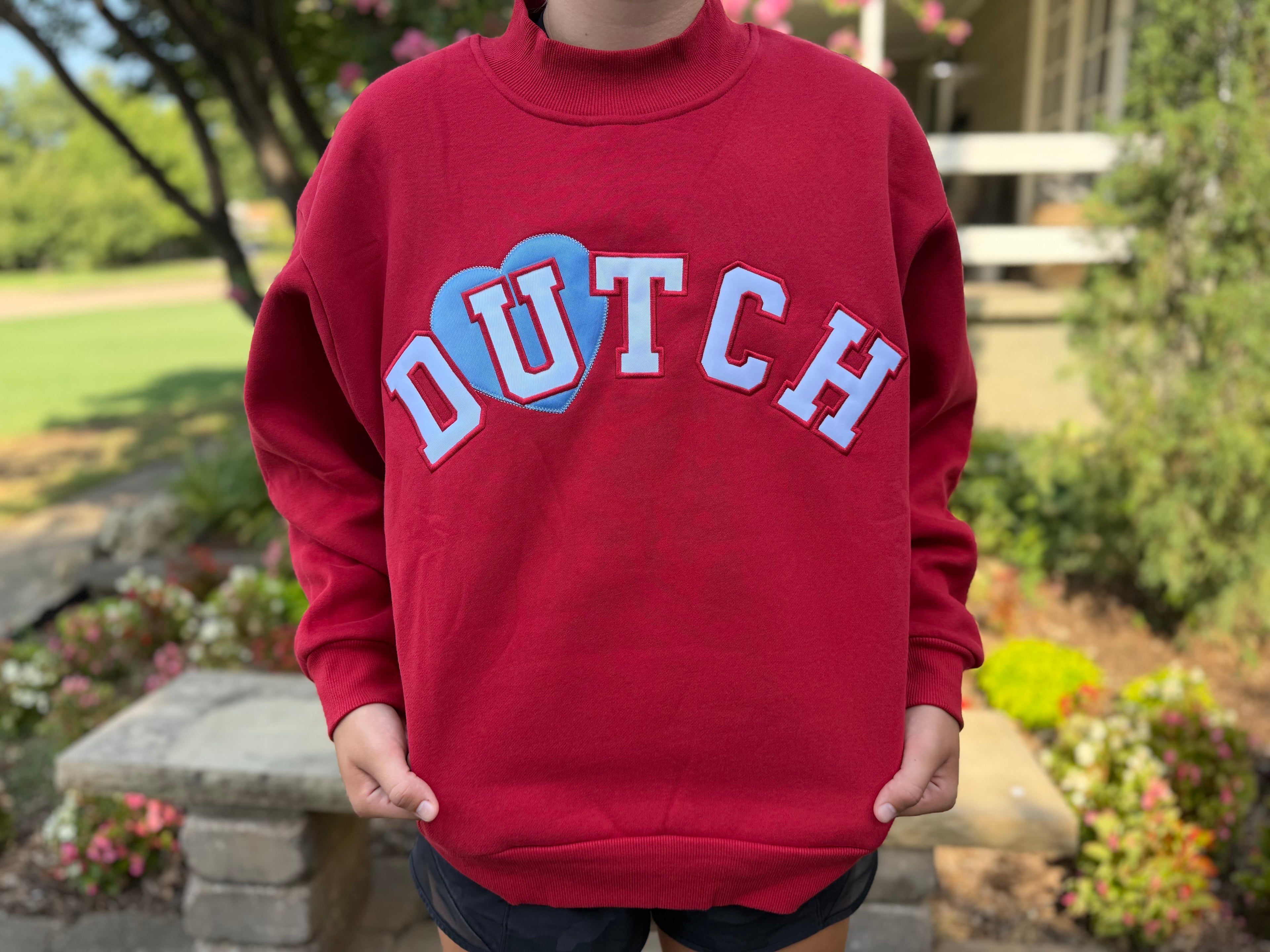 Heart Mock in Red
