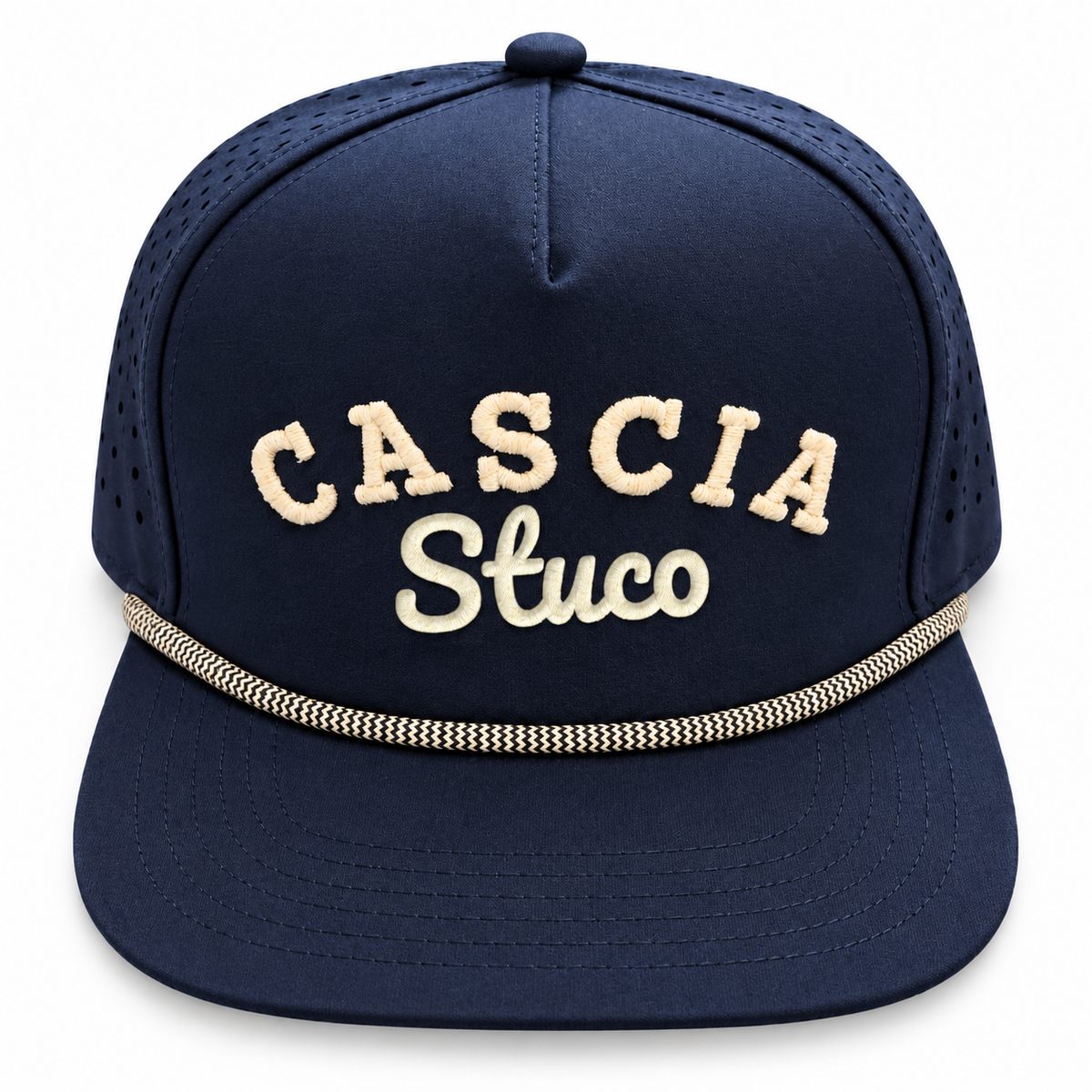 Cascia Stuco Rope Hat – Navy Main image
