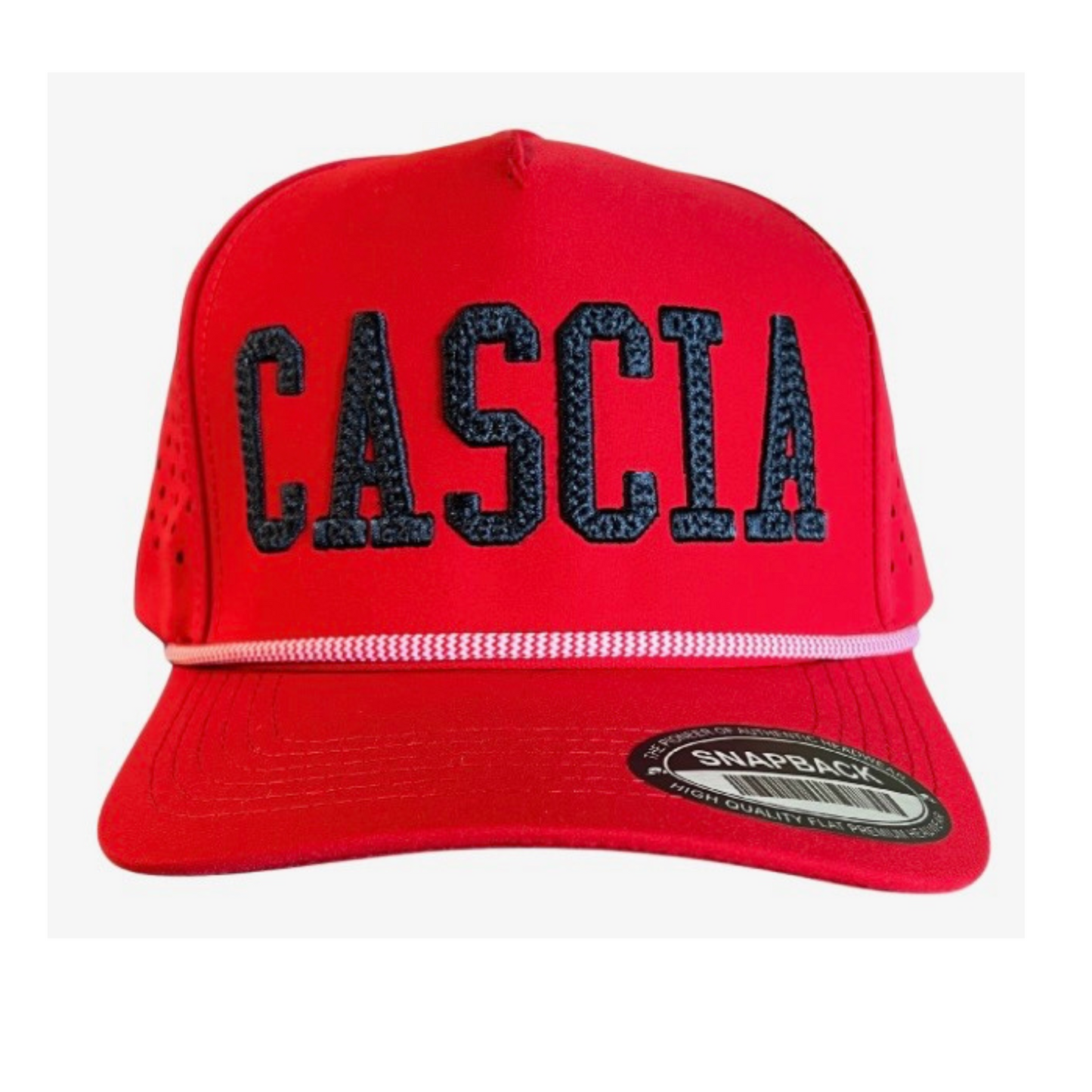 Cascia Varsity Chain Crewneck – Red