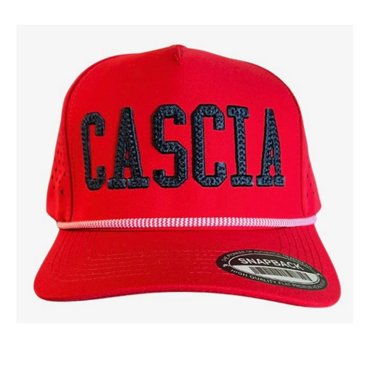 Cascia Varsity Chain Crewneck – Red