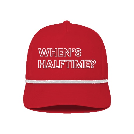 "When's Halftime?" Hat – Red